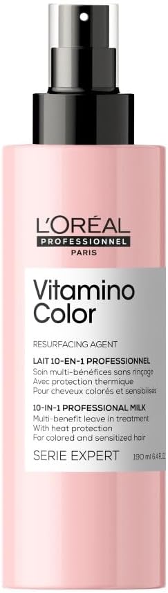 L'OREAL PROFESSIONNEL - Pour Cheveux Colorés - Vitamino Color - Protège la Couleur Pendant 8 Semaines - Cheveux 6x Plus Brillants & Protégés