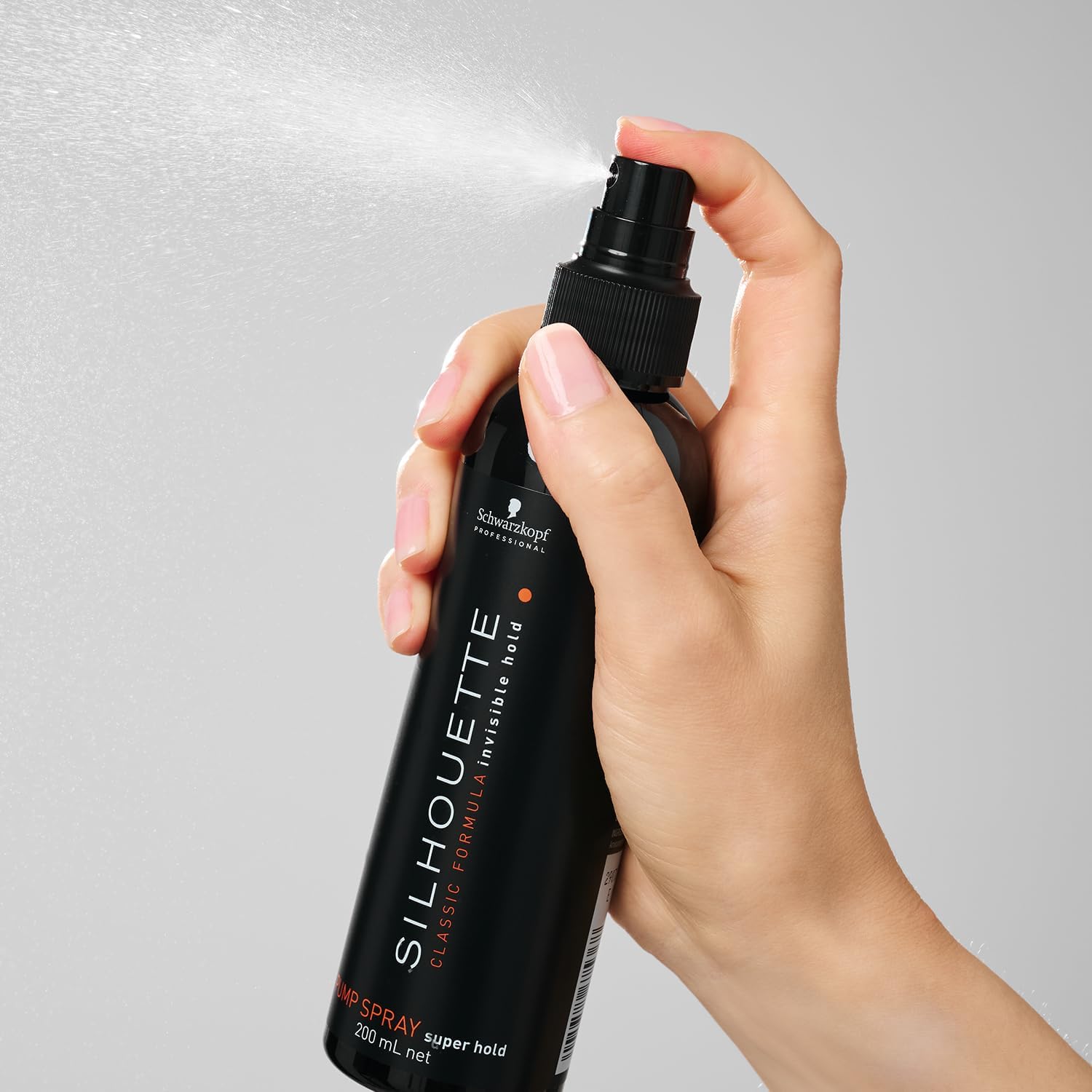 Schwarzkopf Professional Silhouette Super Hold Pumpspray Coiffant En Pulvérisateur Fixation Longue Durée Invisible Séchage Rapide Non Collante Pour Femme Et Homme 200 ml