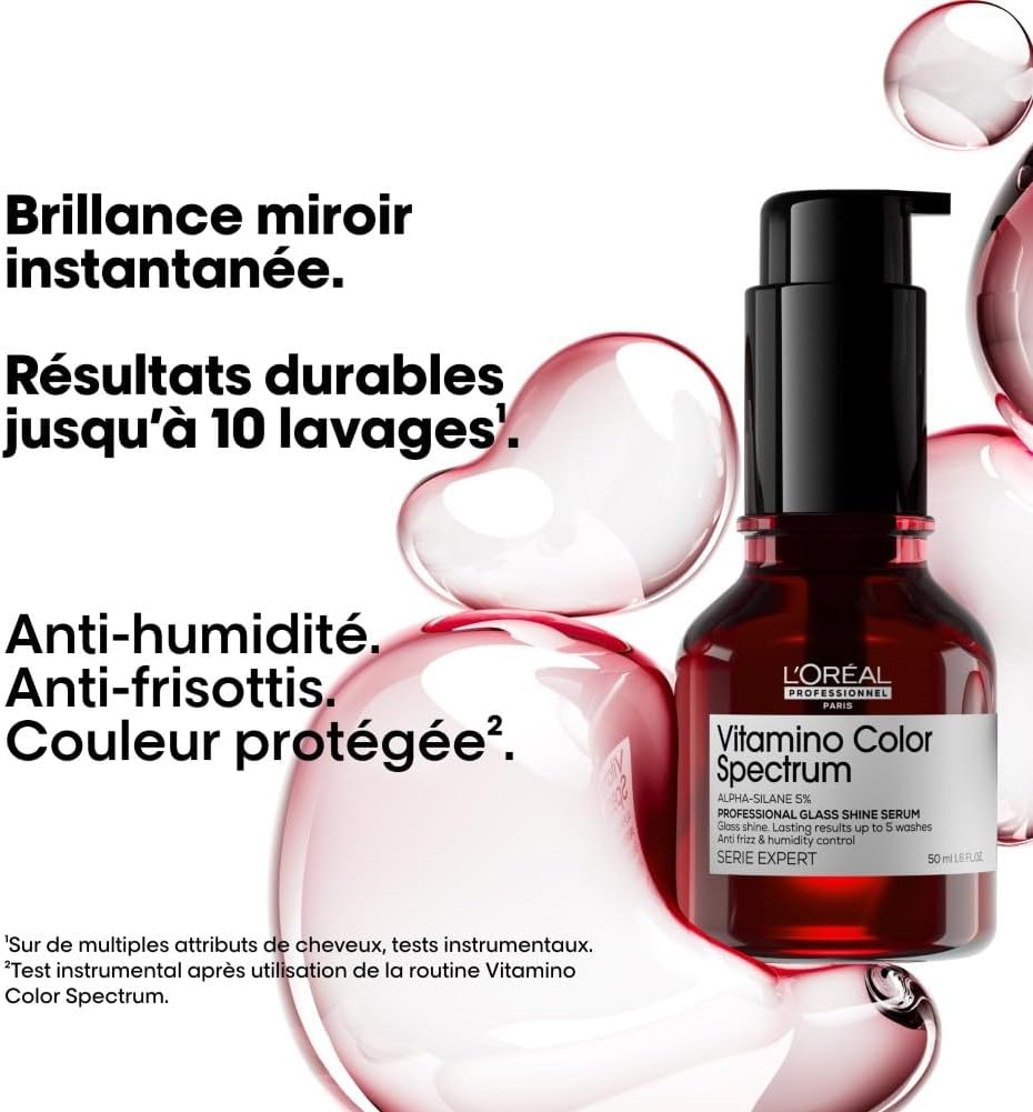 L’Oréal Professionnel, Sérum Concentré Brillance Miroir, Protège & Apporte une Brillance Intense, Série Expert