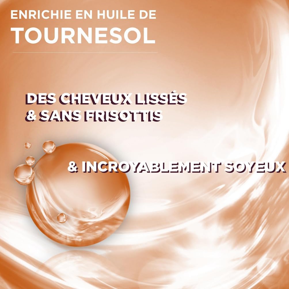 L'Oréal Paris Pure Liss Shampoing Sans Sulfate à l'Huile de Tournesol - Lissage & Discipline - Cheveux Frisés & Indomptables - 250 ml