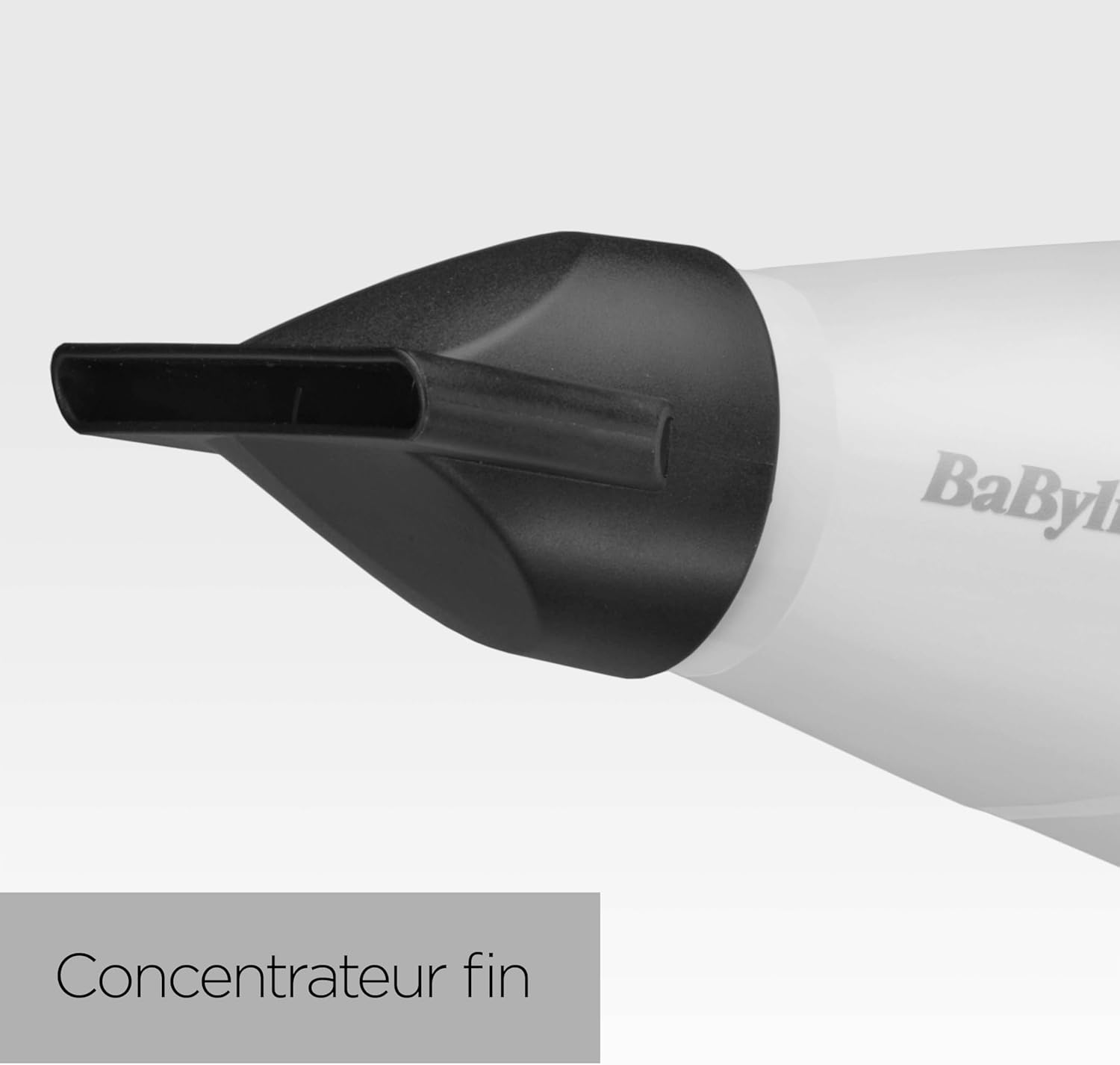 BaByliss Sèche-cheveux Speed Pro 2000 Sèche cheveux 2000W Moteur Professionnel AC Fabriqué en Italie Léger Technologie Ionique Anti-Frisottis 3 réglages température 2 réglages vitesses Blanc 6704WE