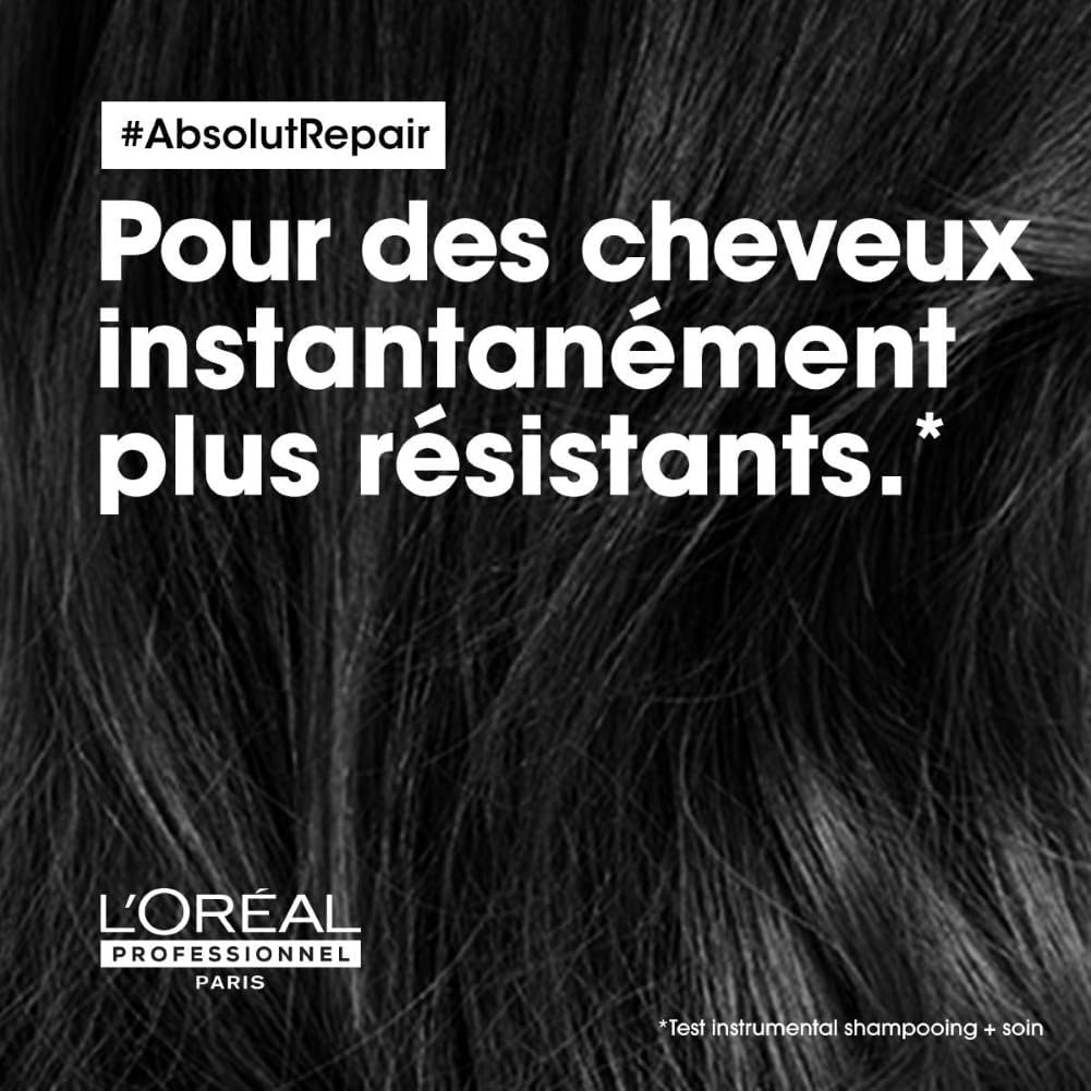 L'Oréal Professionnel, Absolut Repair, Cheveux Secs & Abîmés, Shampoing Réparateur, Masque Restructurant, Huile 10 en 1, Répare Instantanément, Protège & Nourrit la Fibre, Série Expert