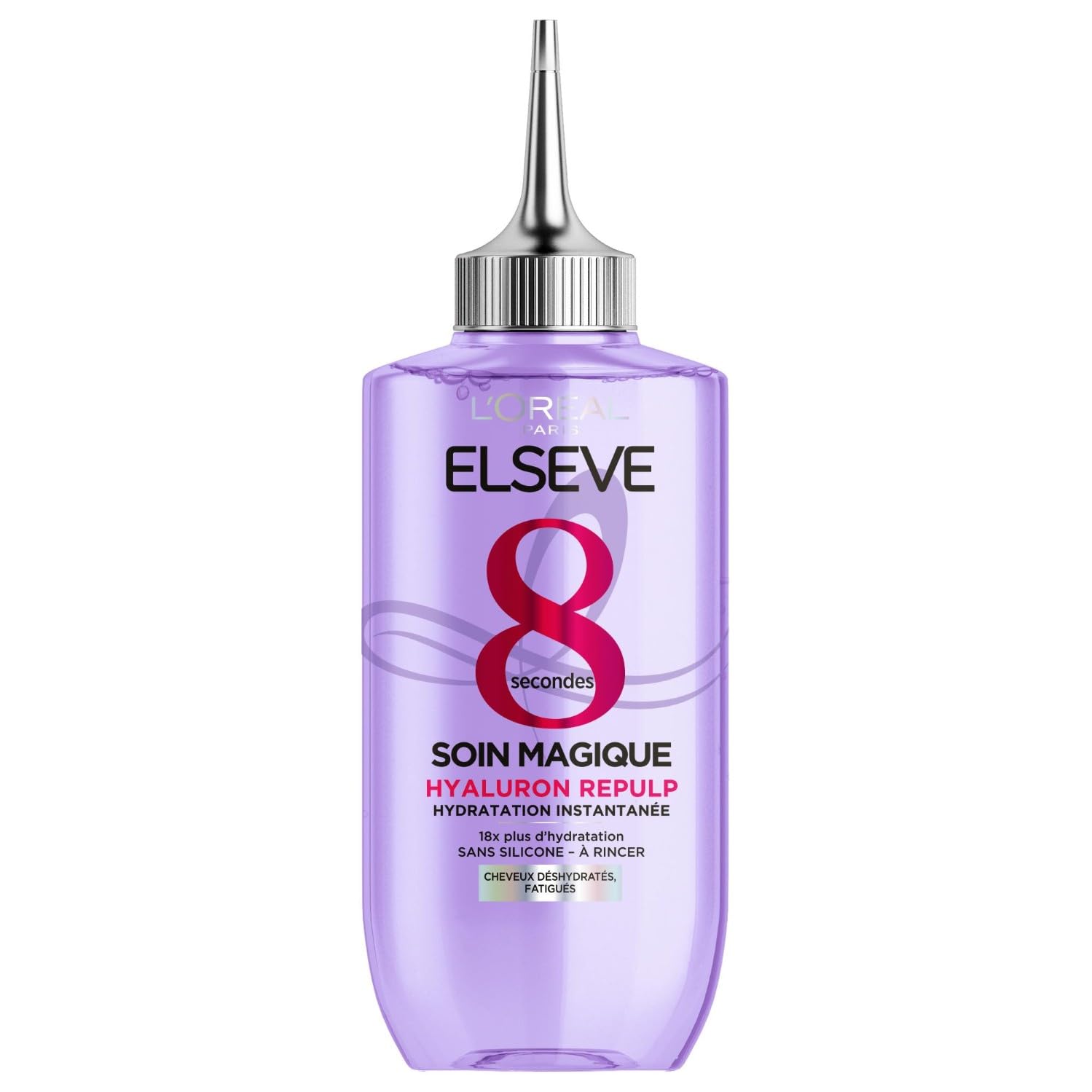 L’ORÉAL PARIS - Sérum Hydra-Texturisant pour Cheveux Déshydratés et Fatigués - Hydratation 72H - À l'Acide Hyaluronique - Elseve Hyaluron Repulp - 150 ml