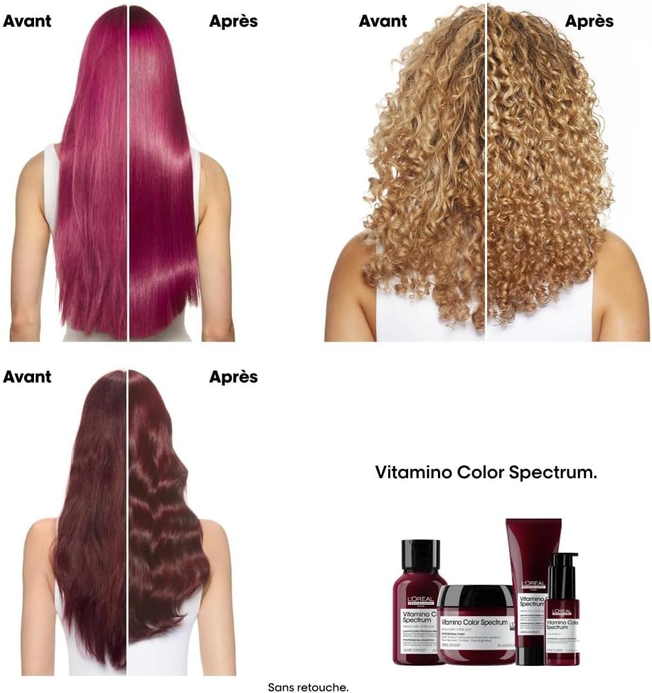 L’Oréal Professionnel, Sérum Concentré Brillance Miroir, Protège & Apporte une Brillance Intense, Série Expert