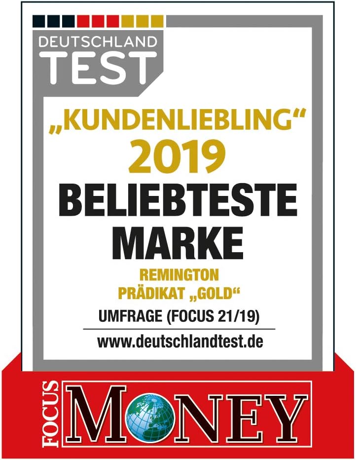 Remington Lisseur Cheveux [Soin Kératine & Huile d'amande] Protect (Soin des cheveux, Céramique, Ecran LCD, 10 réglages de Température 150-230°C, Voltage universel,pochette) Fer à lisser S8540