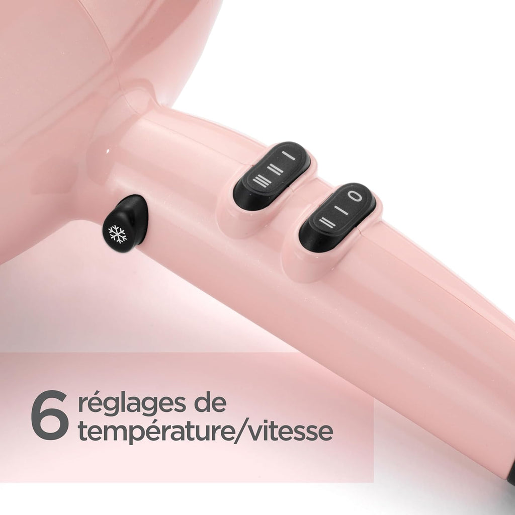 Babyliss Sèche-cheveux Rose Blush 2200W Design Léger 5337PRE