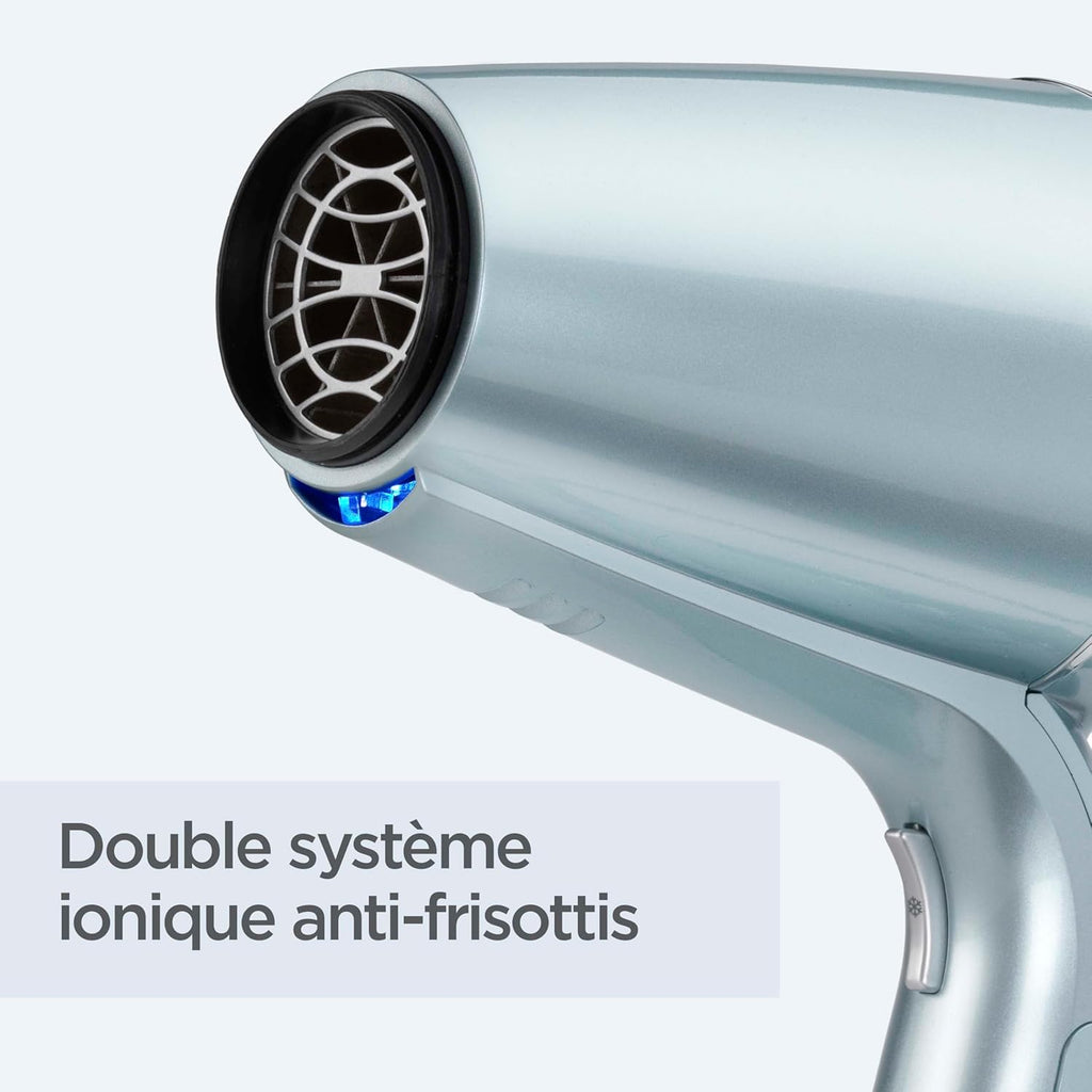 BaByliss - D773DE - Sèche-cheveux Hydro-Fusion - 2100W- Brushing digne d'un coiffeur - Fonction ionique pour des cheveux hydratés & protégés - Résultat brillant & soyeux, longue tenue
