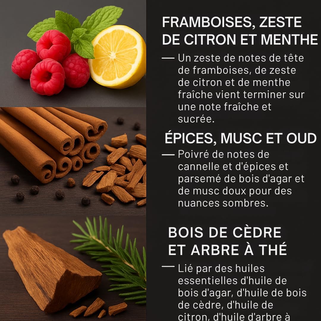 ZOUSZ Gold Oud Huile Barbe Homme – Huile Pousse Barbe avec Huiles d’Argan et Avocat – Parfum Santal – Pousse Serum Adoucit, Renforce et Nourrit les Poils du Visage – Flacon 30ml