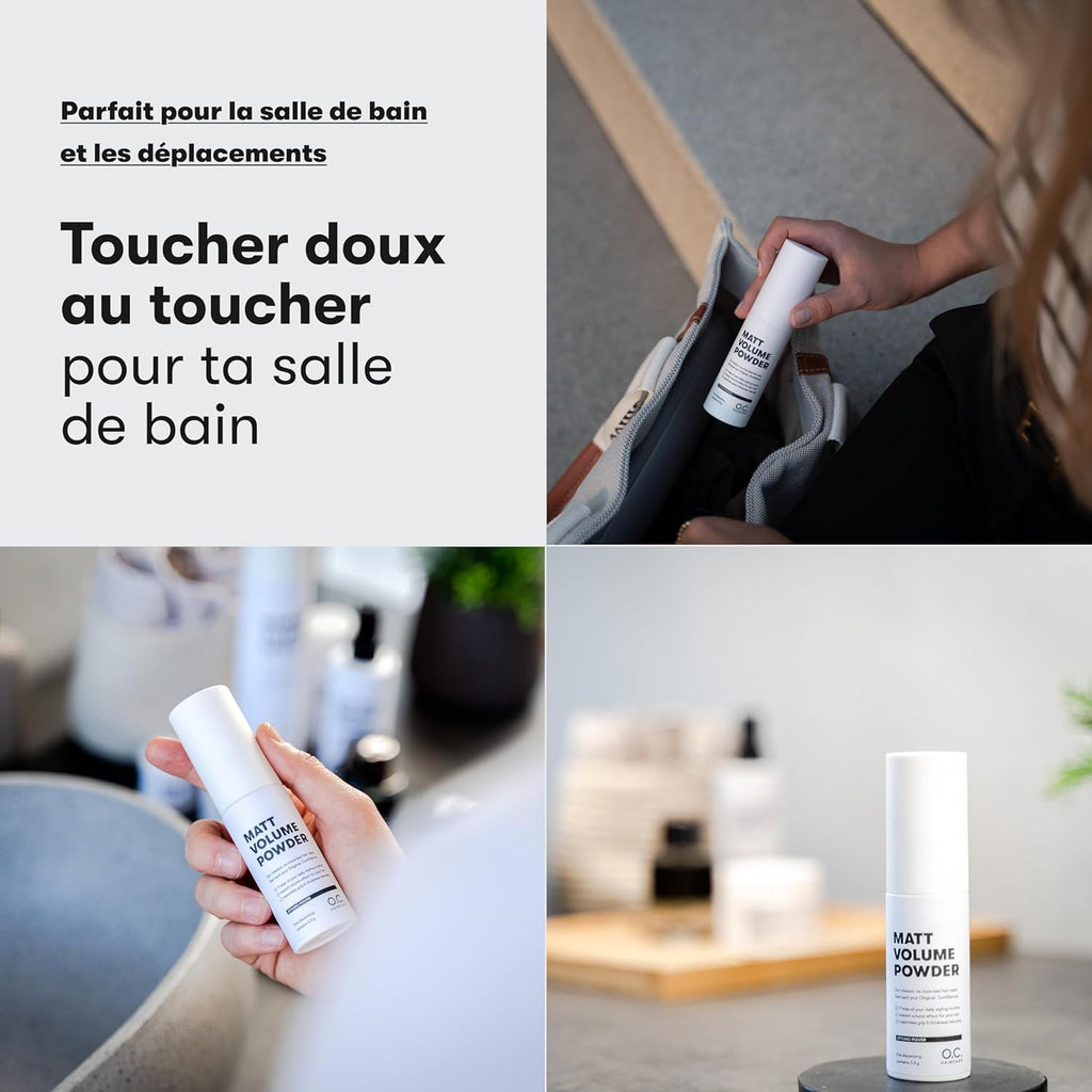 Poudre coiffante - Poudre pour cheveux fins & délicats - avec EFFET MATTE - coiffante pour une stabilité maximale - recommandée par les plus grands salons (11 g (Lot de 2))
