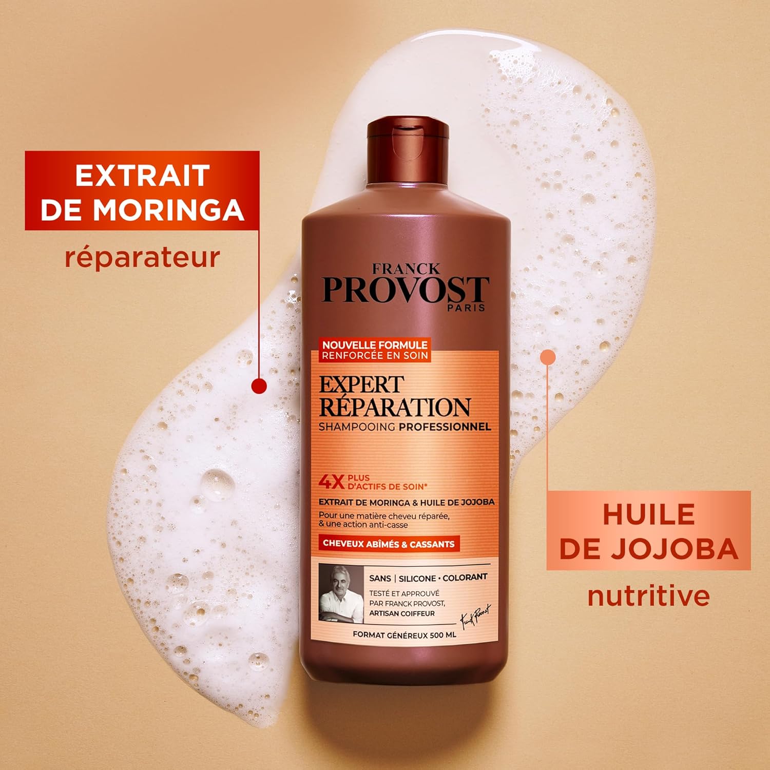 Franck Provost Shampoing Expert Réparation 500ml