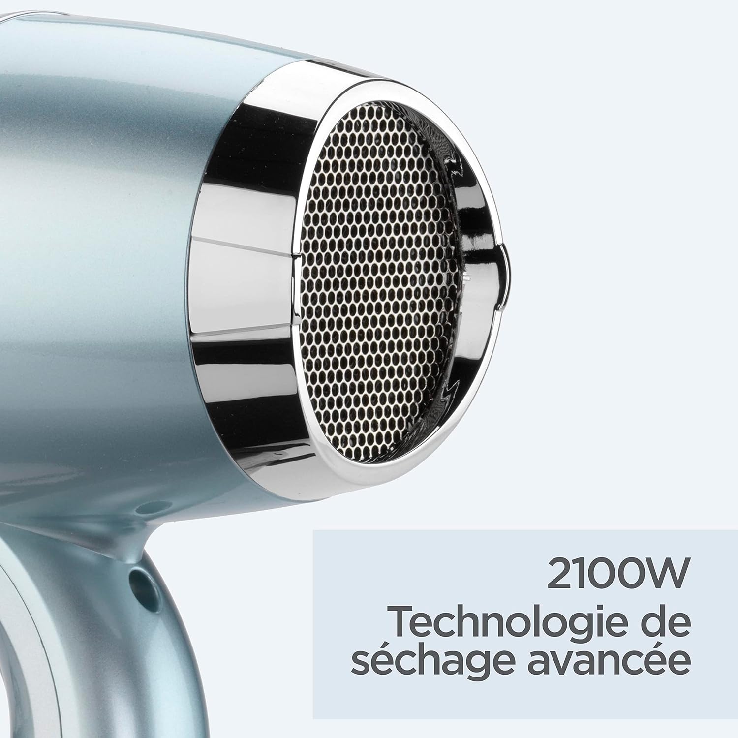 BaByliss - D773DE - Sèche-cheveux Hydro-Fusion - 2100W- Brushing digne d'un coiffeur - Fonction ionique pour des cheveux hydratés & protégés - Résultat brillant & soyeux, longue tenue