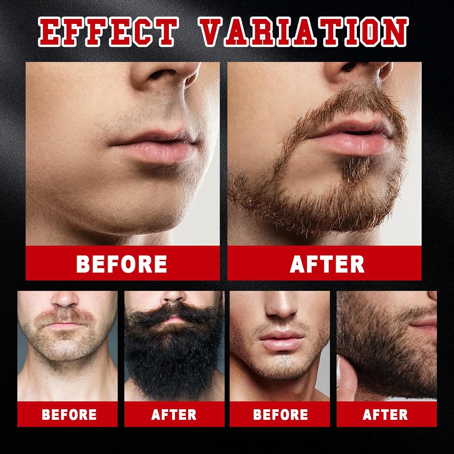 Kit Barbe Homme, 7 Soin de la Barbe Huile avec Mousse Nettoyante/Spray/Huile Essentielle/Crème De Soin/Stylo/Brosse/Peigne à Barbe, Cadeau Idéal pour Tous les Hommes