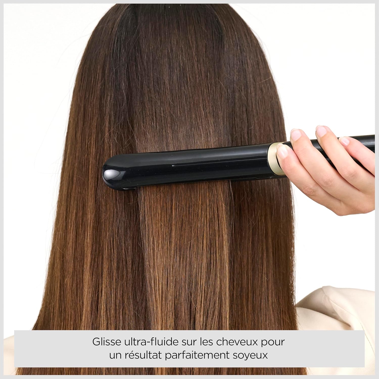 BaByliss Lisseur Cheveux Super Smooth- Technologie ionique anti-frisottis, Tapis thermorésistant, Plaques en céramique pour un lissage parfait, Chauffe ultra-rapide, Températures de 140-235°C, ST393E