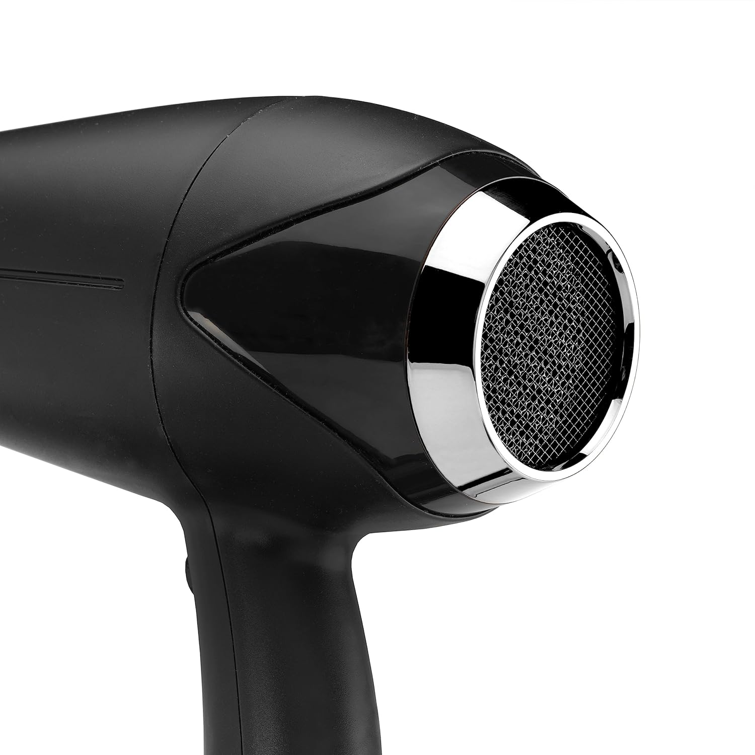 BaByliss Sèche-cheveux Turbo Smooth - Sèche-cheveux puissant de 2200W, Diffuseur large, Technologie ionique anti-frisottis, 3 réglages de température et 2 réglages de vitesse, noir, D572DE