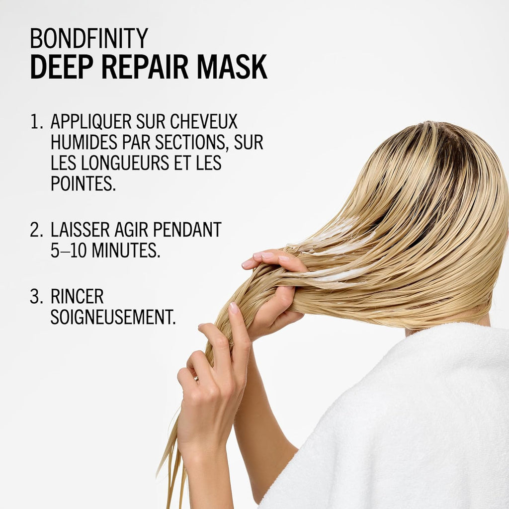 Schwarzkopf Professional BLONDME Bondfinity Deep Repair Mask Masque Capillaire Renforçant Créer Des Liaisons Lissage Et Protection Des Cheveux Poreux Hydratant Et Adoucissant 200 ml