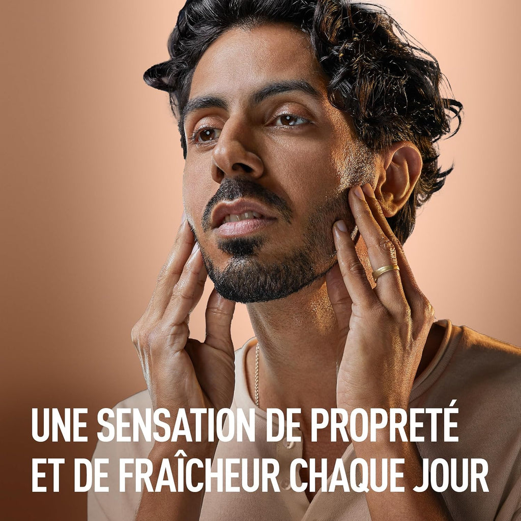 Gillette King C Nettoyant 3-en-1 Pour Barbe, Visage Et Cheveux, Revitalise Et Nettoie En Profondeur, Conçu Pour La Routine De Soin Quotidien, Doté D’Un Parfum Masculin, Formule Avec De L’Huile D’Argan